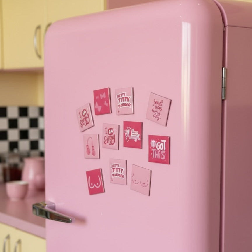 Breast Cancer Supportive Fridge Magnets