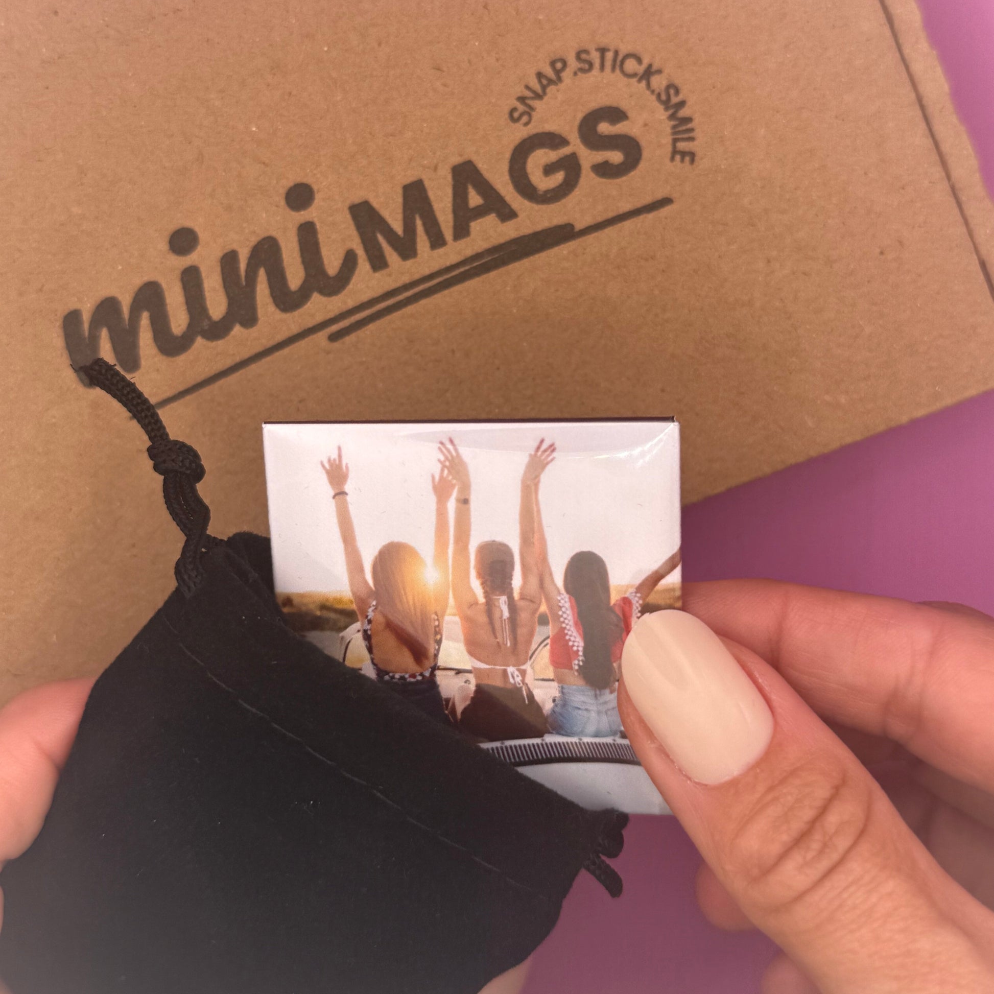 mini photo magnets